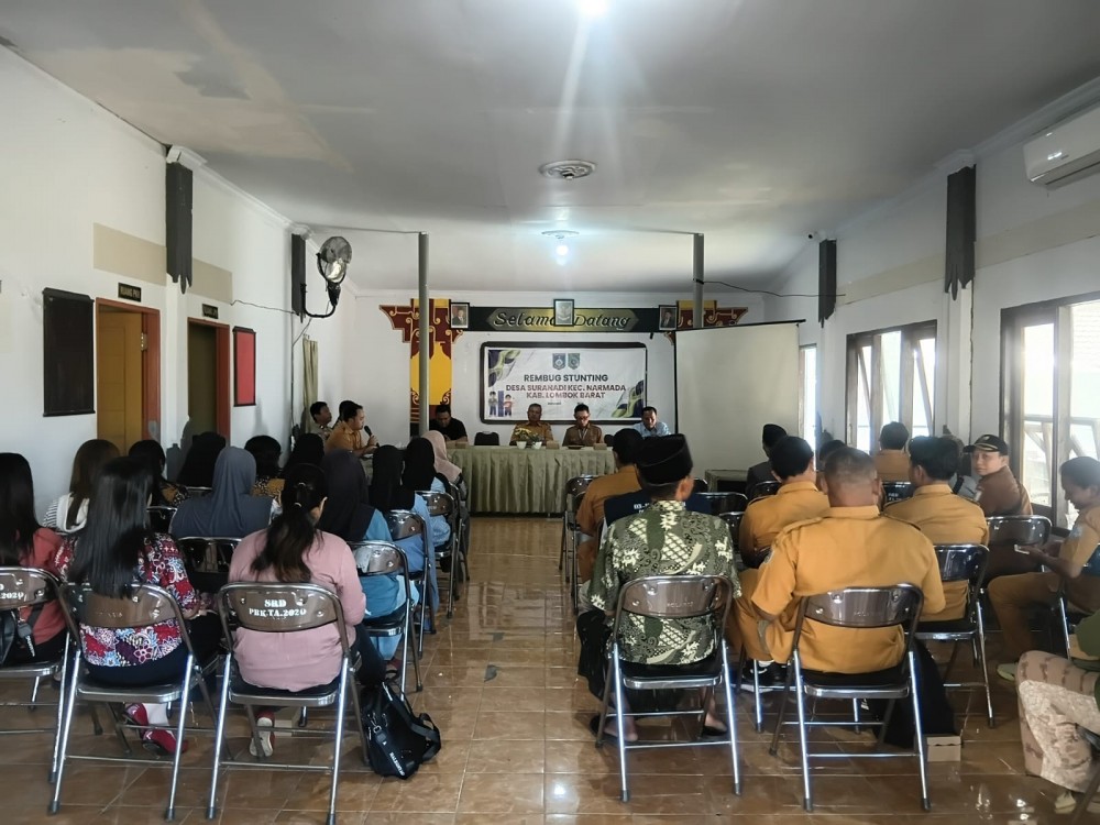 Pemdes Suranadi Gelar Pra Musrenbang Tematik Stunting 2026, Fokus Intervensi Gizi dan Sinergi Lintas Sektor